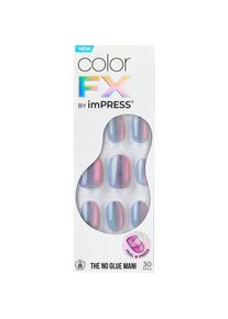 KISS, Nagelstyling + Kunstn&auml;gel, Self-Adhesive Nails Impress Color Fx Fly Up - 30 Pieces (Kunstn&auml;gel, Late Night)