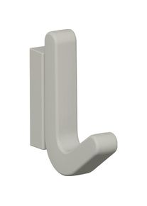HEWI, Kleiderhaken + Wandgarderobe, Einzelhaken Serie 477 matt, elastisch Kunststoff (TPU) 97 lichtgrau H&ouml;he 68 mm