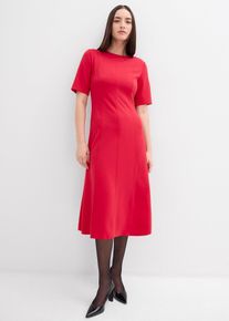 bonprix Jerseykleid aus flie&szlig;endem Viskose-Mix, rot, Viskose