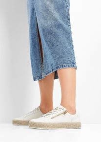 Sneakers med glidel&aring;s, hvit, st&oslash;rrelse 40, bonprix
