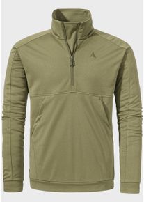 Sch&ouml;ffel Strickfleece-Pullover SCH&Ouml;FFEL "Urban CIRC Fleece Style Baguio MNS", Herren, Gr. 54, gr&uuml;n (4605, gr&uuml;n), Oberstoff: 100% Polyester, Basic, Rundhals, Pullover Strickfleece-Pullover