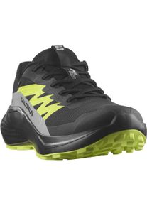 Trailrunningschuh Salomon "ALPHAGLIDE GORE-TEX", Herren, Gr. 49, gr&uuml;n (schwarz, alloy, sharp gr&uuml;n), Synthetik, Textil, Schuhe Trailrunningschuh, wasserdicht