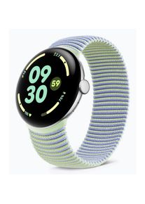 Google Pixel Watch 4 41mm, Gradient Stre (Elastan, Elastane, Kunststoff, Plastic, recyceltes Polyester-Garn, Recycled Polyester), Uhrenarmband, Gr&uuml;n, 