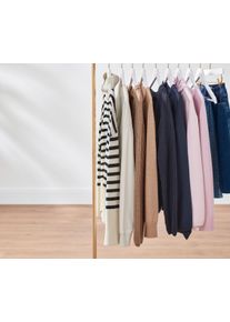 Tchibo - Női garb&oacute;nyak&uacute; pul&oacute;ver - nő - m&eacute;ret L 44/46 - fekete/cs&iacute;kos