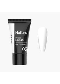Nailura, Nagelpflegemittel, - Poly Gel 2 - Snow White - 30 ml (30 ml)