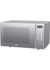 Beko MGF23330S Flachbau-Mikrowelle mit Grill 23 L 900 W Silber, Mikrowelle, Silber
