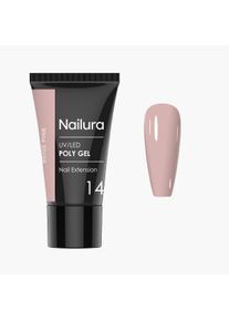 Nailura, Nagelpflegemittel, - Poly Gel 14 - Beige Pink - 30 ml (30 ml)