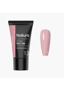 Nailura, Nagelpflegemittel, - Poly Gel 13 - Rose Nude - 30 ml (30 ml)