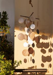 Boltze Windspiel mit Capizmuscheln, braun, Gr&ouml;&szlig;e 40x25 cm, bonprix