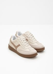Sneaker im Retrolook, beige, Gr&ouml;&szlig;e 37, Vegan, bonprix