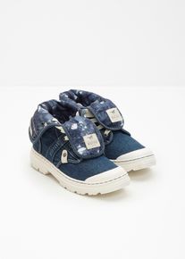 Mustang High-Top-Sneaker aus Baumwoll-Canvas, blau, Gr&ouml;&szlig;e 42, bonprix