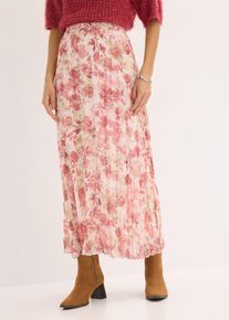 Chiffon-Rock mit Crinkle Effekt, rosa, Gr&ouml;&szlig;e 50, bonprix