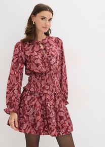 Minikleid, rot, Gr&ouml;&szlig;e 46, bonprix