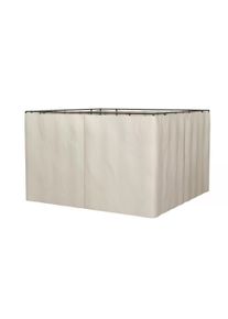 Outsunny 4 Pack Universal Gazebo Replacement Sidewalls Privacy Panel for Most 3 x 3m Gazebo Canopy Pavillion Outdoor Shelter Curtains | Aosom Ireland
