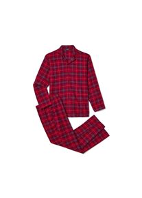 Tchibo - Piżama flanelowa - dla pan&oacute;w - rozmiar XL 56/58 - kolor: niebieski/czerwony/w kratkę