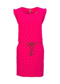 G.I.G.A. by Killtec Sommerkleid "GS 42 WMN DRSS", Damen, Gr. 36, Normalgr&ouml;&szlig;en, pink, Oberstoff: 95% Baumwolle, 5% Elasthan, G.I.G.A. DX BY KILLTEC, Kleider Sommerkleid, Sommerkleid, bequemes Material, All Over-Print, geflochtener G&uuml;rtel