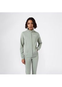Jogginganzug Champion "Full Zip Sweatsuit", Damen, Gr. XL (46/48), ecg, ecg, Obermaterial: 55% Baumwolle, 45% Polyester, Sportanz&uuml;ge Jogginganzug, zweiteilig, aus Baumwollmischung, mit durchgehendem Rei&szlig;verschluss