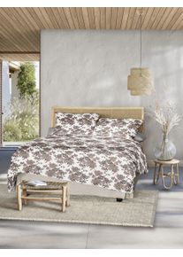 Bettw&auml;sche Irisette "Easy-HK 8618", grau, B/L: 140cm x 200cm, 1 Stk., 1 Stk., Seersucker, B/L: 90cm x 70cm, 2 Stk., Seersucker, Obermaterial: 100% Baumwolle, Bettw&auml;sche, Bettw&auml;sche, pflegeleicht und b&uuml;gelfrei