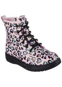 Schn&uuml;rstiefel Skechers "GRAVLEN - TOTALLY WILD", M&auml;dchen, Gr. 35, pink (pink, kombiniert), Synthetik, Schuhe Schn&uuml;rstiefel, mit Rei&szlig;verschluss