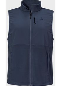 Sch&ouml;ffel Fleeceweste SCH&Ouml;FFEL "Fleece Vt Style Ash WMN", Damen, Gr. 46, 8820, blau, Oberstoff: 100%Polyester, ohne Ausschnitt, Westen Fleeceweste