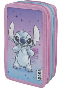 Federm&auml;ppchen Scooli "Tripledecker", Kinder, bunt (lilo, stitch), Polyester, Schreibger&auml;teetuis Federm&auml;ppchen