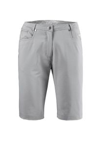 Bermudas DEPROC Active "KENORA URBAN Short & kurze Hose", Damen, Gr. 36 (S), Normalgr&ouml;&szlig;en, grau (hellgrau), 97% Polyester; 3% Elasthan, Hosen Bermudas, In melierter Optik