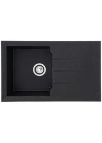 respekta Sp&uuml;le Alineo ca. 81x21x50 cm Schwarz