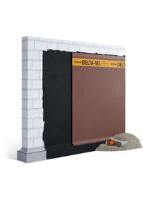 Delta-MS Drain nappe &agrave; excroissances 30x2 m g&uuml;nstig