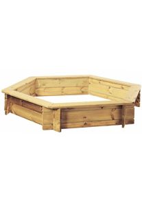 WINNETOO Sandkasten INGAR 6-Eck Sandbox g&uuml;nstig