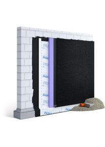 D&ouml;rken Delta-EQ-DRAIN nappe &agrave; excroissances avec g&eacute;otextile 12,5x2,40 m g&uuml;nstig