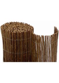 Canisse en osier Deluxe 3 m Noor natte naturelle, 0,9x3 m