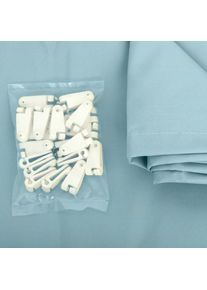 Windhager Voile d'ombrage, technique de tension de c&acirc;ble bleu cyan, 270x140 cm