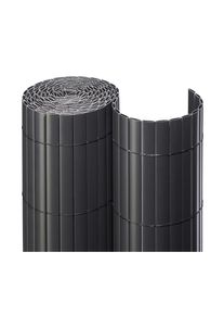 Noor Sichtschutzmatte PVC anthrazit Sichtschutzzaun, 0,9x3 m