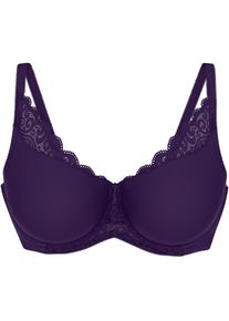 Triumph, &raquo;Amourette&laquo; verkleinert die Brust optisch, Spitze, ROYAL PURPLE, Cup G, 80 - Cup G, BHs