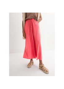 bonprix, Damen, Jerseyrock &raquo;Jersey Rock aus Viskose-Mix&laquo; aus Viskosemischung, lockere Passform, unifarbene Optik, mattkoralle, 40/42 (M), mattkoralle,