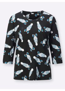 feel good Dames Shirt in zwart ,maat 36/38, Witt, 95% Modal, 5% Elastan