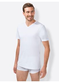 Bugatti Herren Shirt in 2 St&uuml;ck wei&szlig; ,Gr&ouml;&szlig;e 4, Witt, 100% Baumwolle