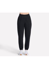 Jogginghose Skechers "SKECH-SWEATS DELIGHT JOGGER", Damen, Gr. L, N-Gr, schwarz, Obermaterial: 70% Baumwolle, 30% Polyester, Hosen Jogginghose