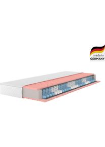 f.a.n. Taschenfederkernmatratze FAN "Loona, 7 Zonen Matratze 90x200 cm, 140x200 cm & weitere Gr&ouml;&szlig;en", wei&szlig;, B:100cm H:24cm L:200cm, Bezug: 100% Polyester. Steppf&uuml;llung: 100% Polyester, Matratzen, Taschenfederkernmatratze, Matratzen H2-H4, ergonomisch, atmungsaktiv, 420 Federn bei 100x200 cm