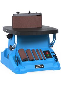 G&uuml;de Bandschleifer G&Uuml;DE "Spindel-Bandschleifmaschine GSBSM 500", blau, B:46cm H:47cm L:41,6cm, Schleifmaschinen, Bandschleifer