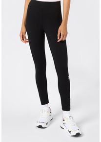 Leggings Champion "Graphic Leggings", Damen, Gr. XL (46/48), N-Gr, nbk, Obermaterial: 90% Baumwolle, 10% Elasthan, Hosen Leggings