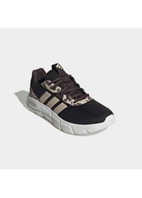 Walkingschuh adidas Sportswear "CLOUDFOAM FLEX LACES", Damen, Gr. 38, aurora coffee, crystal linen, core wei&szlig;, Synthetik, Textil, Schuhe Walkingschuh, Topseller