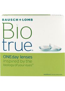 Biotrue, Kontaktlinsen, ONEday (-9, Tageslinse, 90 Stk., Sph&auml;risch)