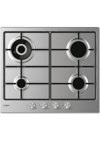 Candy CHW6BR4WPX Edelstahl-Einbau-Gasherd(e) 60 cm, Kochfeld