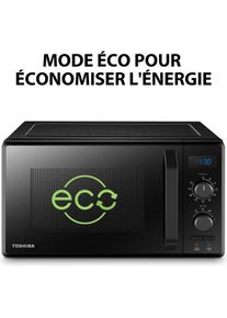 Toshiba Magnetron MW2-AG23P, Mikrowelle, Schwarz