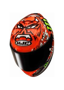 HJC, Motorradhelm, RPHA 12 Quartararo Replica 2 MC1 Integralhelm L (L)