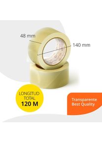 Ofituria, Verpackungsmaterial, Tape voor het verpakken van verzenddozen, transparant, 36 rollen (36 Stk.)