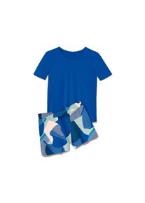 Tchibo - Női r&ouml;vidnadr&aacute;gos pizsama - nő - m&eacute;ret S 36/38 - k&eacute;k