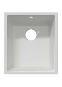 vidaXL, Sp&uuml;lbecken, K&uuml;chenwaschbecken (Einbausp&uuml;le, 44 cm, 44 cm)