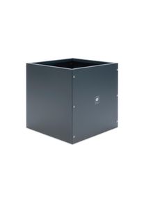 Herstera Garden Hochbeet Blumenkasten - 50x50x50cm - anthrazit - Stahl